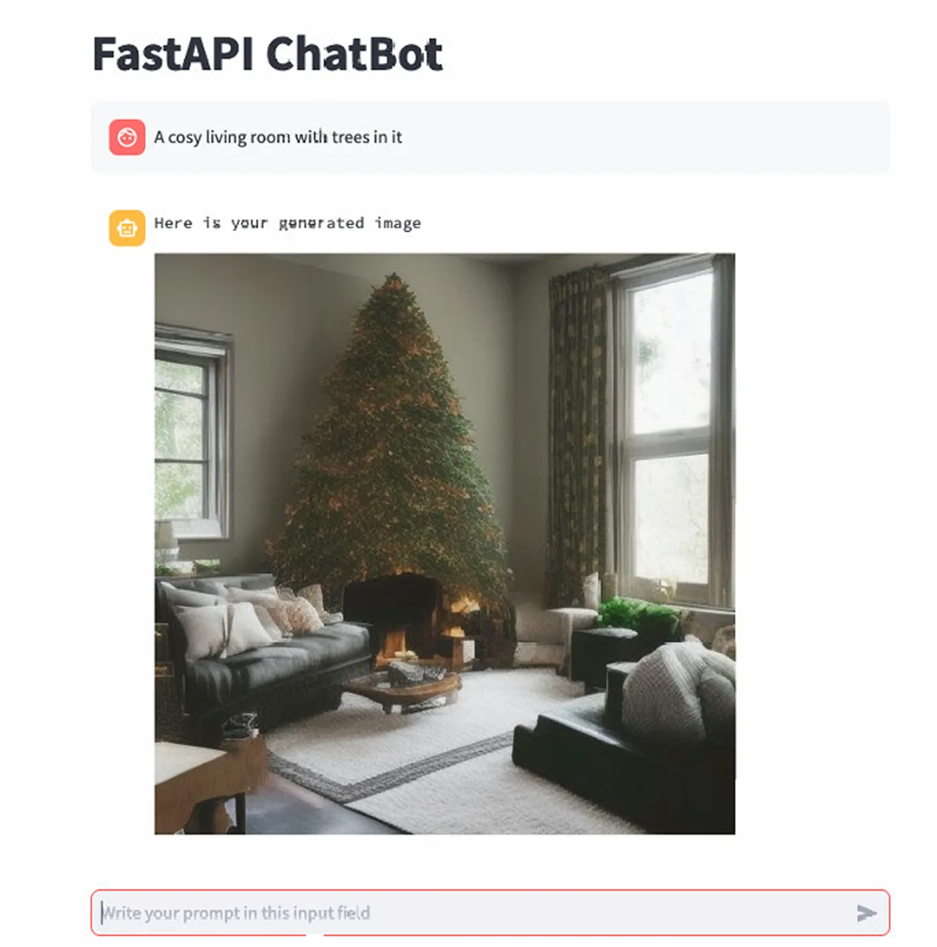 FastAPI image generation application